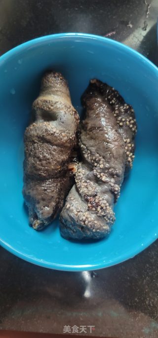 芹菜炒红极参的做法步骤：1