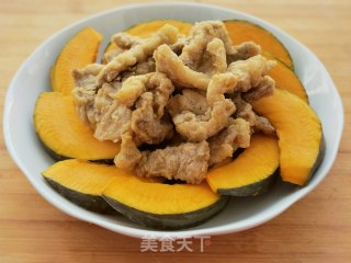 南瓜蒸酥肉的做法步骤：4