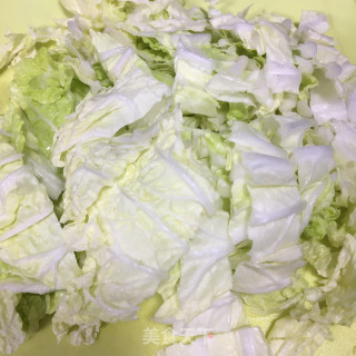 香菇肉末炒白菜的做法步骤：6