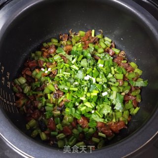 电饭锅豆角焖饭的做法步骤：12