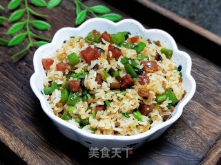 电饭锅豆角焖饭的做法步骤：14