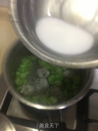 菜心梗鱼丸汤的做法步骤：7