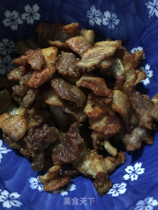 油渣炒辣椒的做法步骤：5