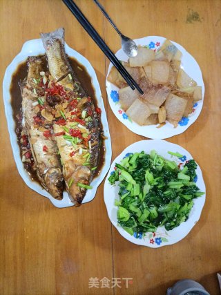 红烧腊鱼????的做法步骤：13