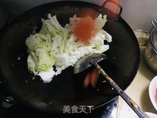 白菜炖豆腐的做法步骤：5