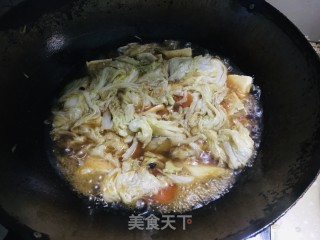 白菜炖豆腐的做法步骤：11