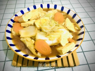 白菜炖豆腐的做法步骤：12