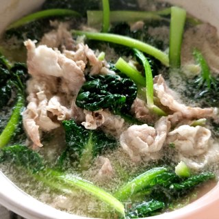 塔菜肉片麻汁火锅的做法步骤：13
