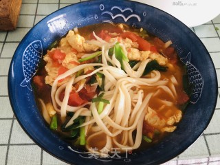 鸡蛋西红柿拌面的做法步骤：11
