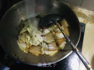 土豆恶炒白菜的做法步骤：6