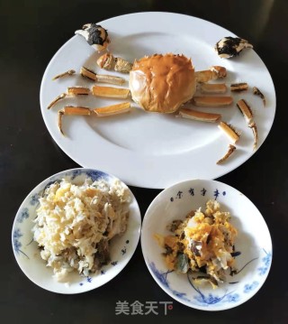 蟹黄炖豆腐的做法步骤：2