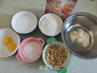 猪油花生酥的做法步骤：1