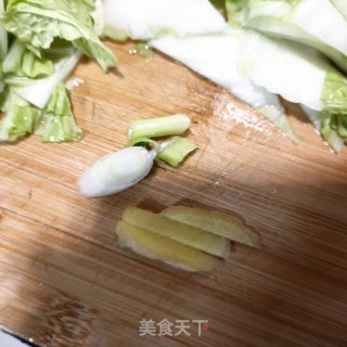 “炖菜”大肠白菜炖萝卜丸子的做法步骤：3