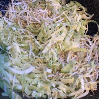 青菜炒细面的做法步骤：5