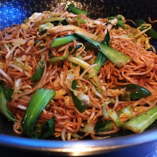 青菜炒细面的做法步骤：8