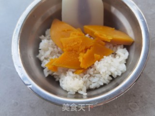 金枪鱼南瓜便当的做法步骤：4