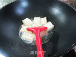 虾干青菜煮老豆腐的做法步骤：3
