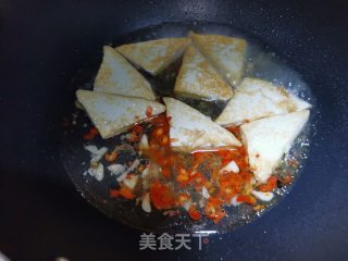 韭菜煎豆腐的做法步骤：5