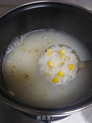 玉米蛋花粥的做法步骤：9