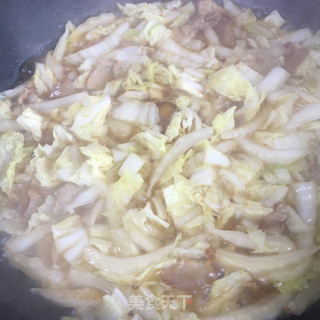 猪肉白菜烧粉条的做法步骤：10