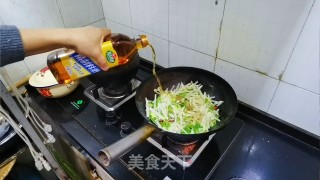 白萝卜炒粉条的做法步骤：8
