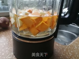 南瓜玉米苹果糊的做法步骤：3