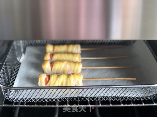 万圣节木乃伊香肠酥的做法步骤：6