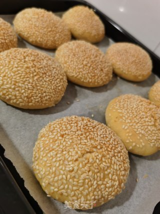玉米面烧饼的做法步骤：7
