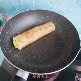鸡蛋手抓饼的做法步骤：11