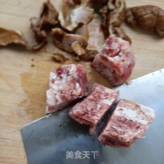 “炖菜”大肠猪肉炖芸豆的做法步骤：4