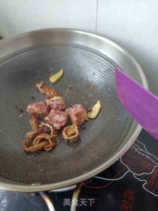 “炖菜”大肠猪肉炖芸豆的做法步骤：8
