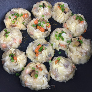 香煎烧麦的做法步骤：19
