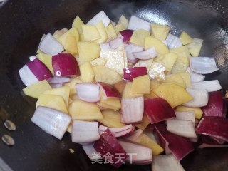 洋葱炒土豆片的做法步骤：6