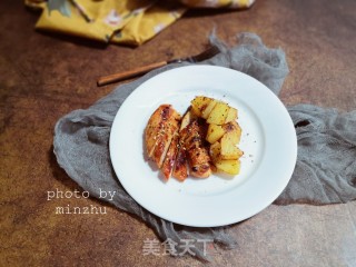 香煎鸡胸肉的做法步骤：7