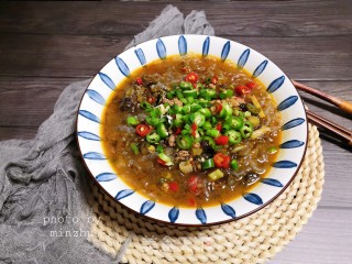 酸菜肉末粉条的做法步骤：12