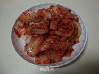 韩式泡菜煮鲭鱼的做法步骤：2