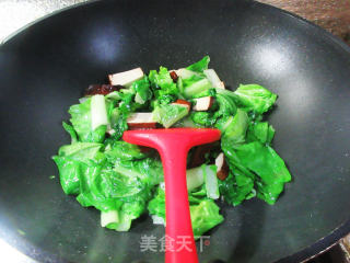 香干炒毛毛菜的做法步骤：4