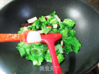 香干炒毛毛菜的做法步骤：5
