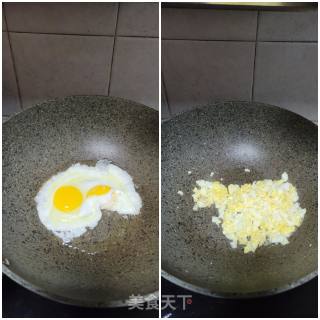 豌豆辣肠炒紫米饭的做法步骤：5