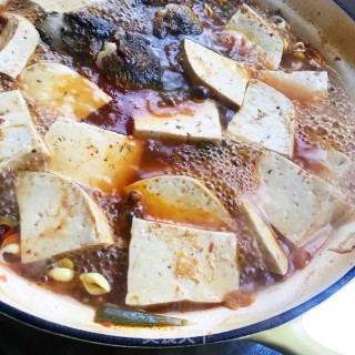 麻辣黑鱼炖豆腐的做法步骤：9