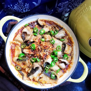 麻辣黑鱼炖豆腐的做法步骤：14