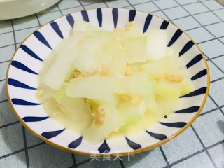 海米炒冬瓜的做法步骤：7