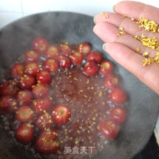 桂花炒红果的做法步骤：11