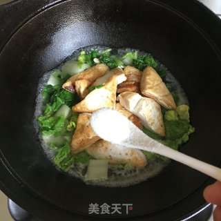 白菜炖豆腐的做法步骤：5