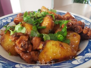 土豆炖鸡腿的做法步骤：10