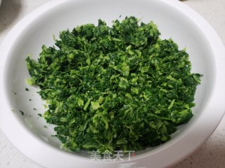 青菜豆腐包子的做法步骤：2