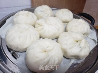 青菜豆腐包子的做法步骤：15