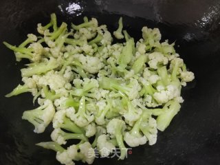素炒有机菜花的做法步骤：4