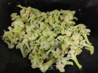 素炒有机菜花的做法步骤：7