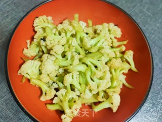 素炒有机菜花的做法步骤：9
